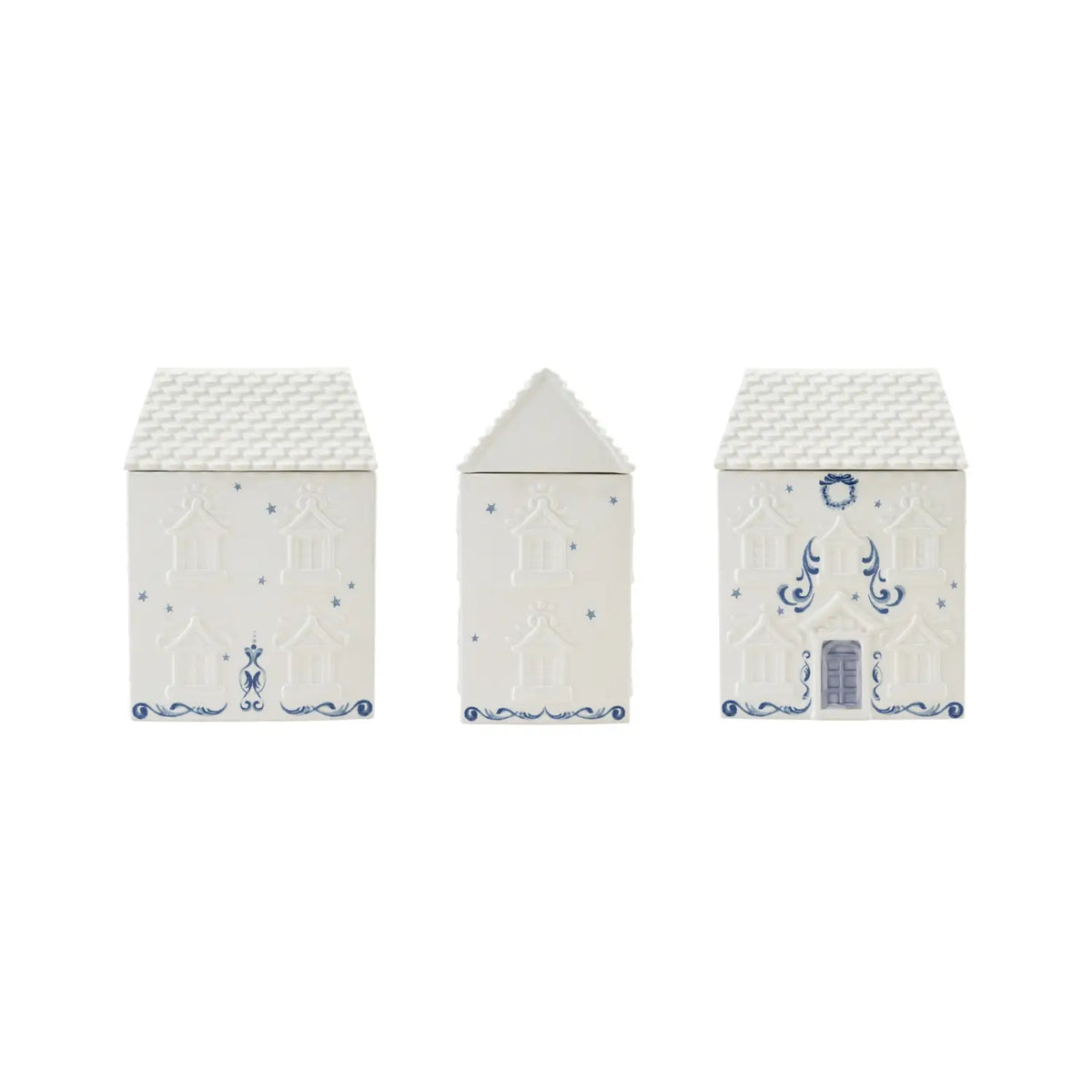Ceramic House Shaped Cookie Jar