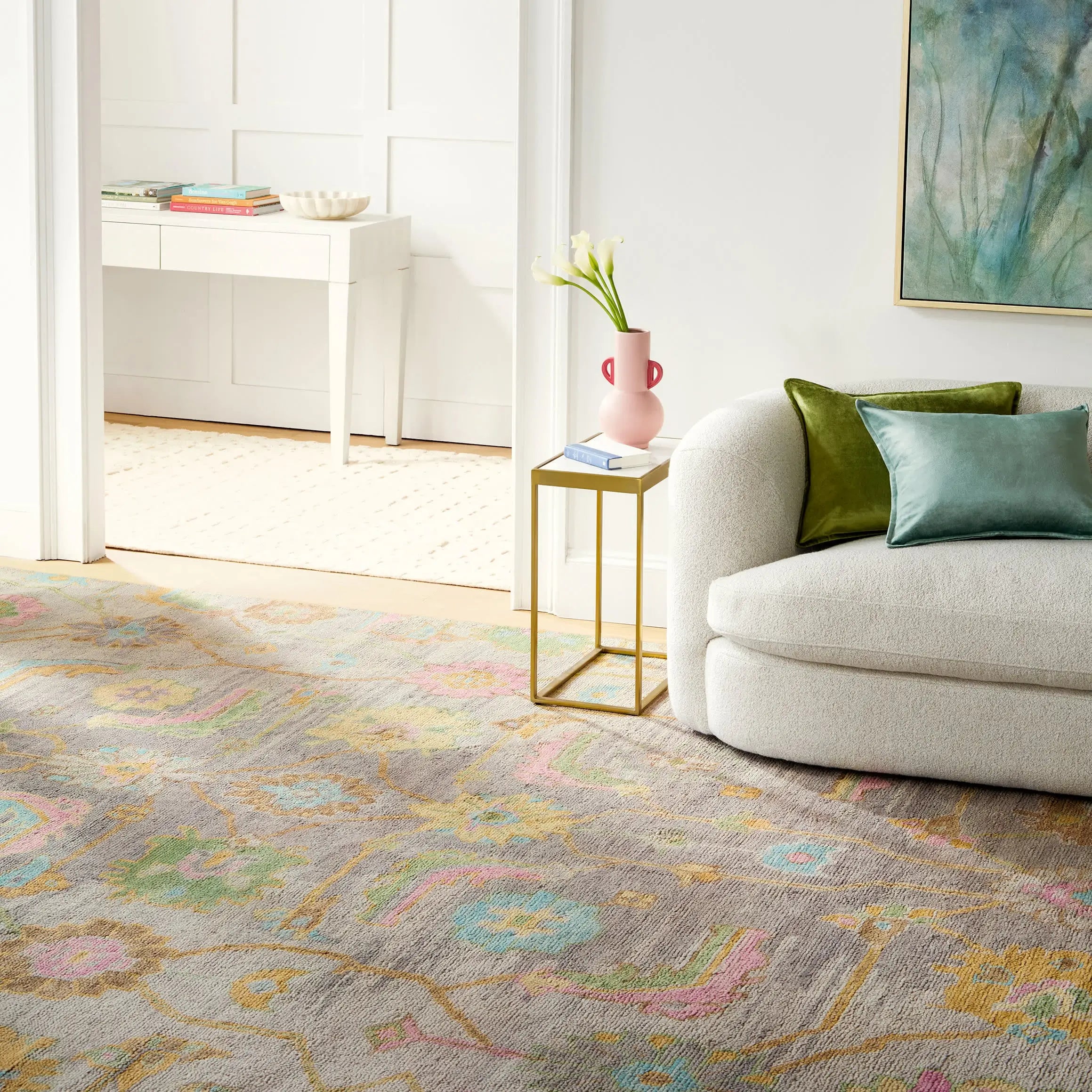 Dash & Albert Iris Multi Hand Knotted Wool Rug