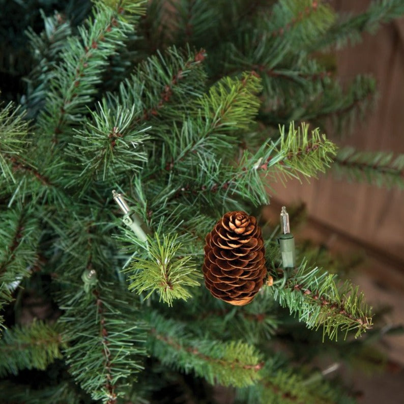 9' Park Hill Slim Line Blue Spruce LED Lights