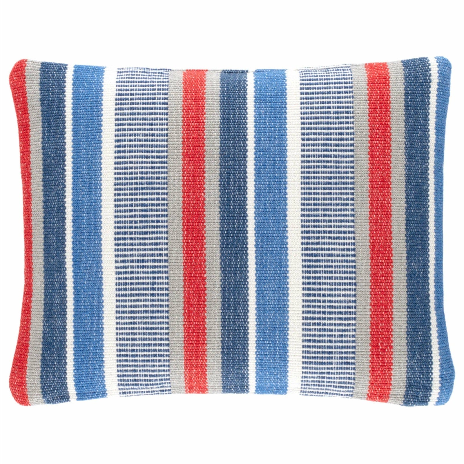 Always Greener Blue/Red Indoor/Outdoor Decorative Pillow
