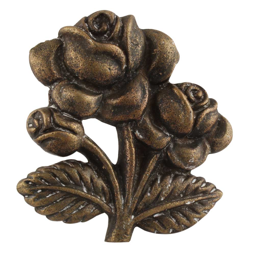 Antique Rose Iron Knob