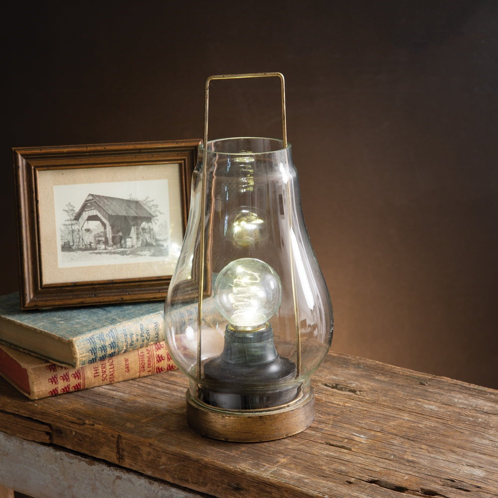 Antiqued Brass Pioneer Lantern