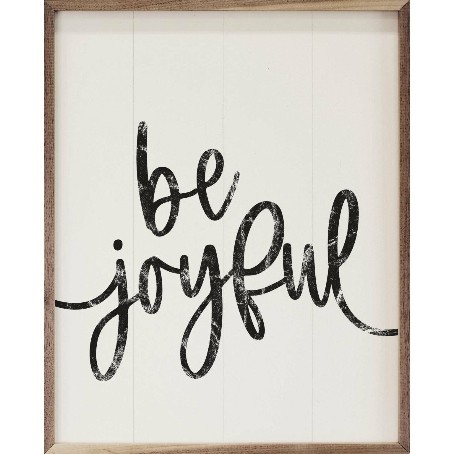 Be Joyful Wood Framed Print