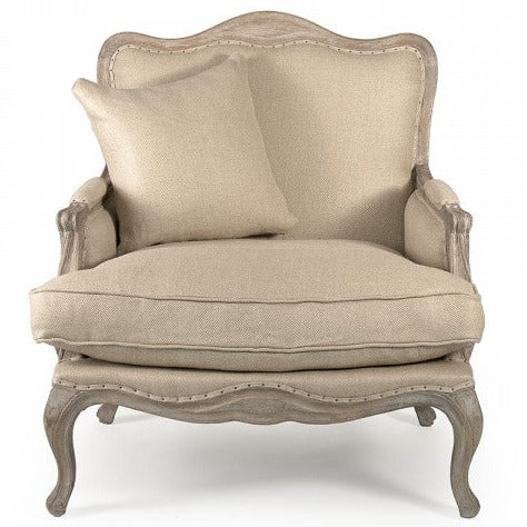 Belmont Hemp Linen Club Chair