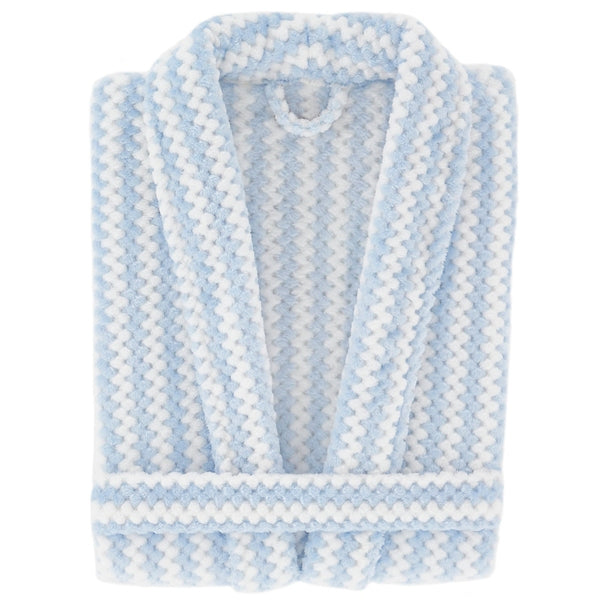 Bubble Stripe Fleece Robe