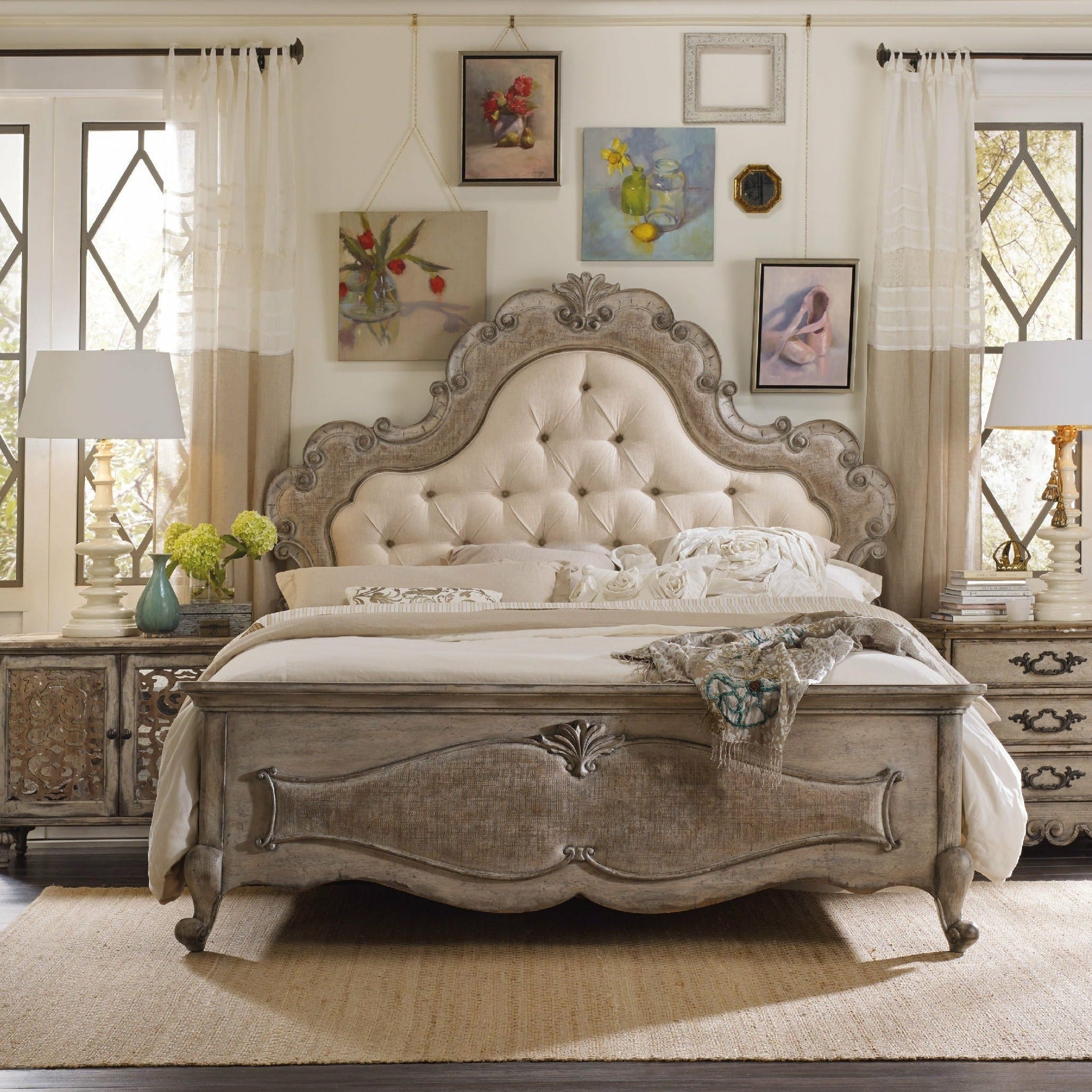 Chatelet Queen Upholstered Panel Bed