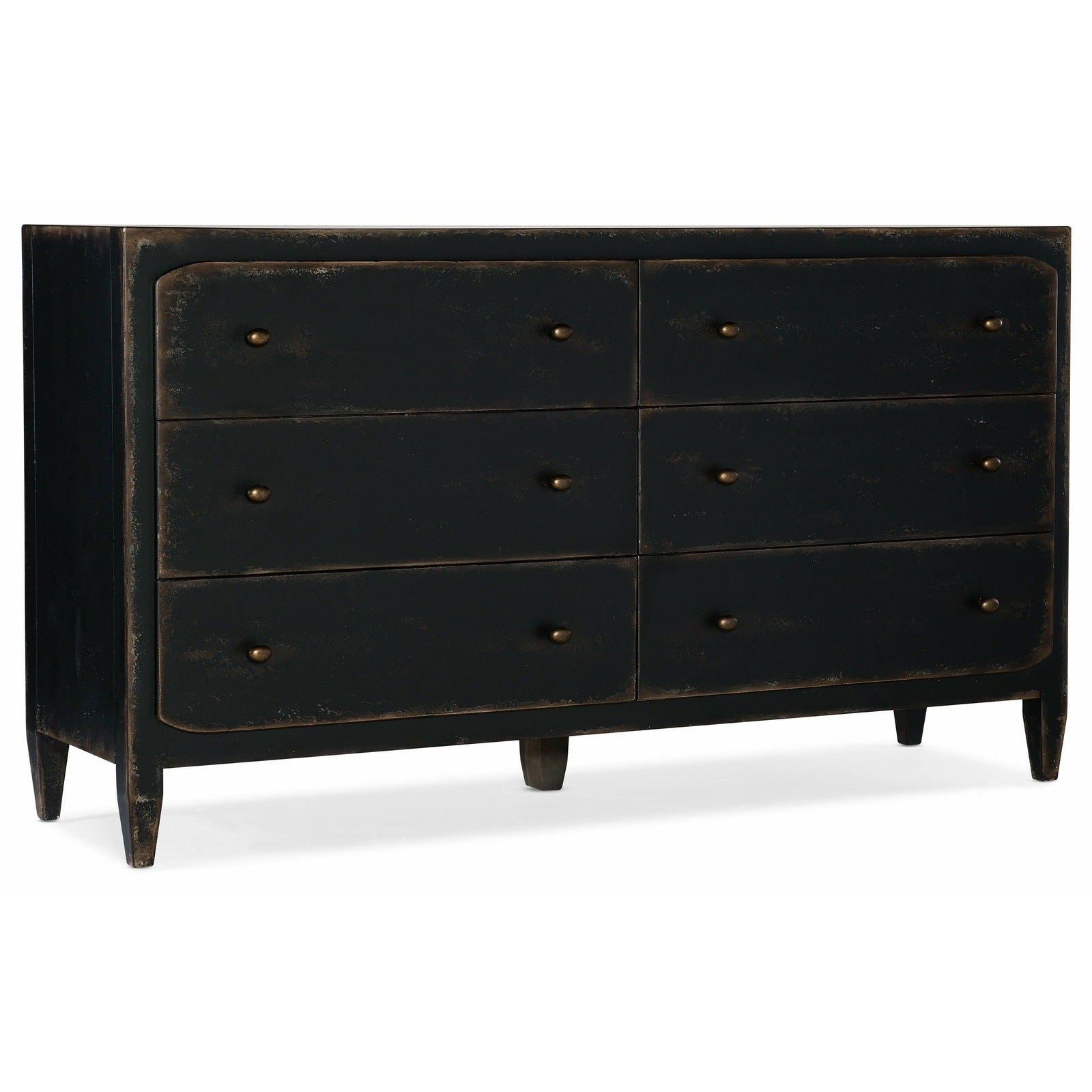 Ciao Bella Black Six Drawer Dresser