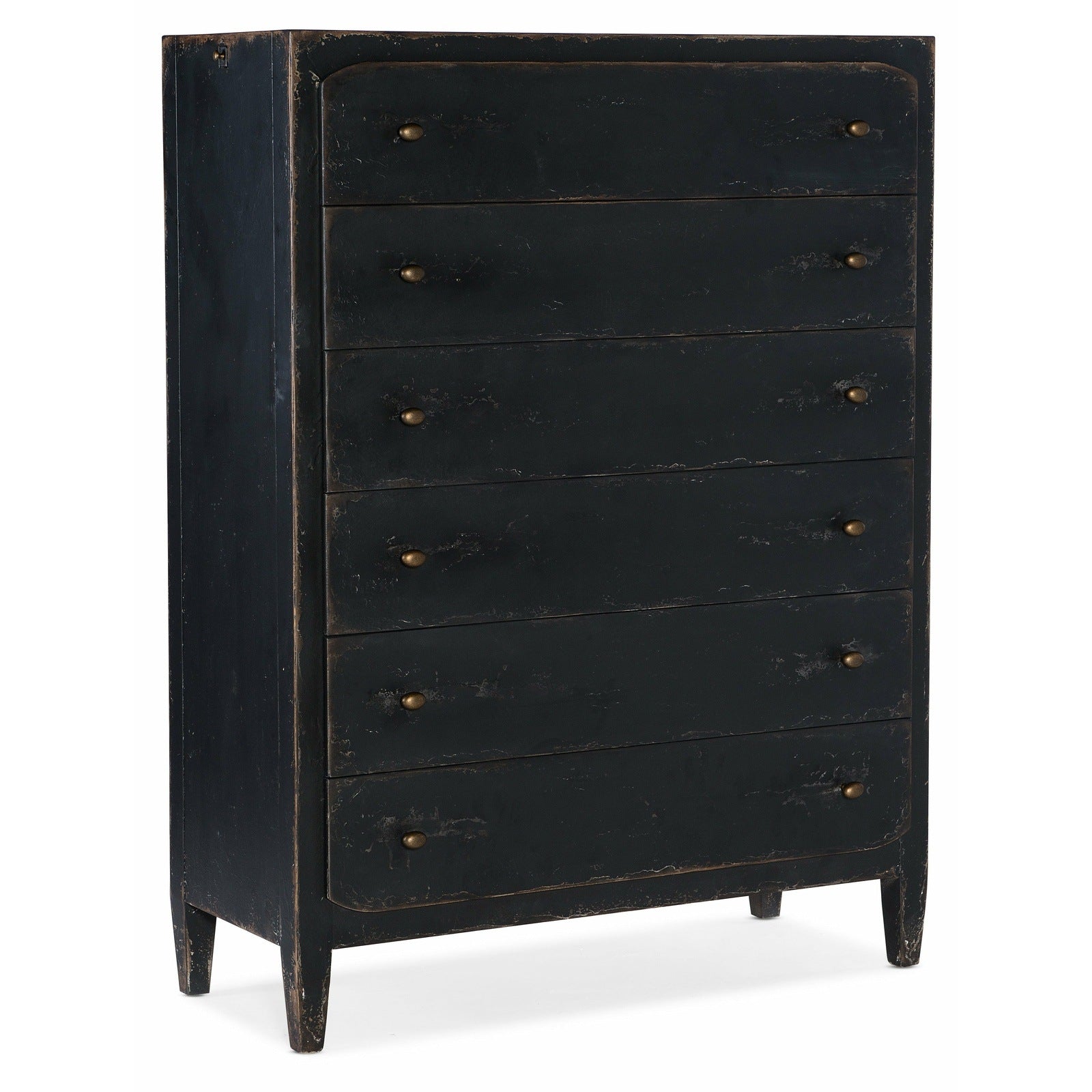Ciao Bella Black Six Drawer Chest