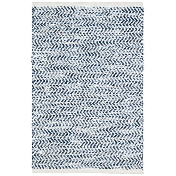 Coastal Blue Handwoven Indoor/Outdoor Rug
