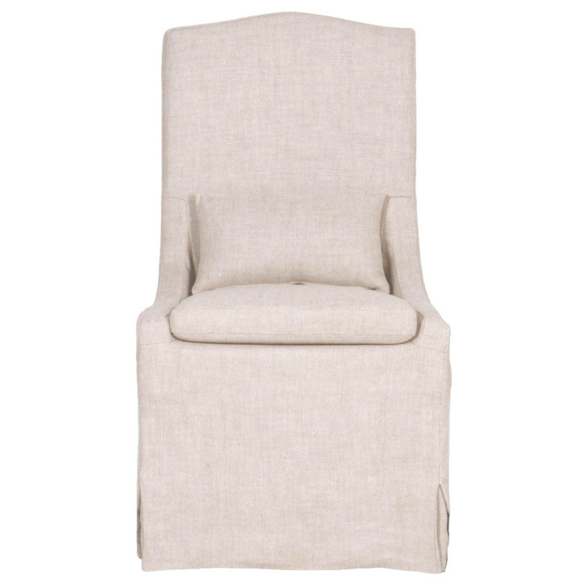 Colette Slipcover Bisque French Linen Dining Chair