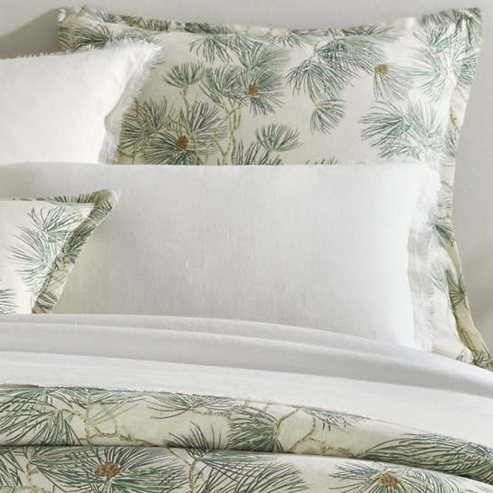 Cone Hill Vintage Pine Boughs Natural Sham