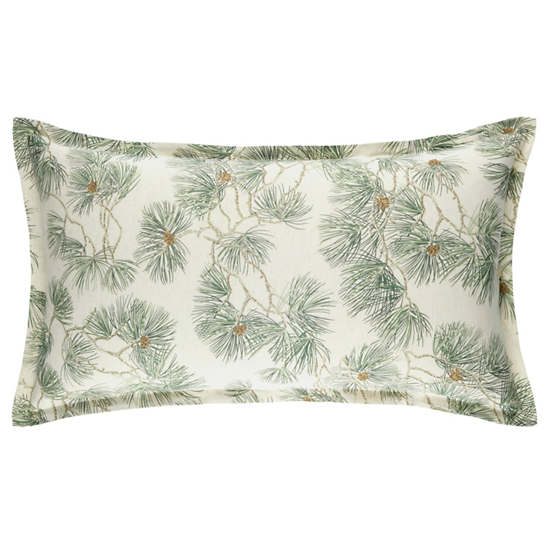 Cone Hill Vintage Pine Boughs Natural Sham