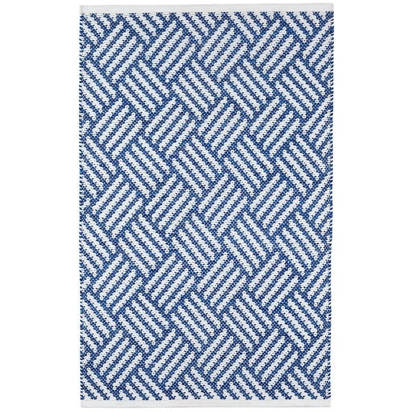 Crisscross Denim Handwoven Indoor/Outdoor Rug