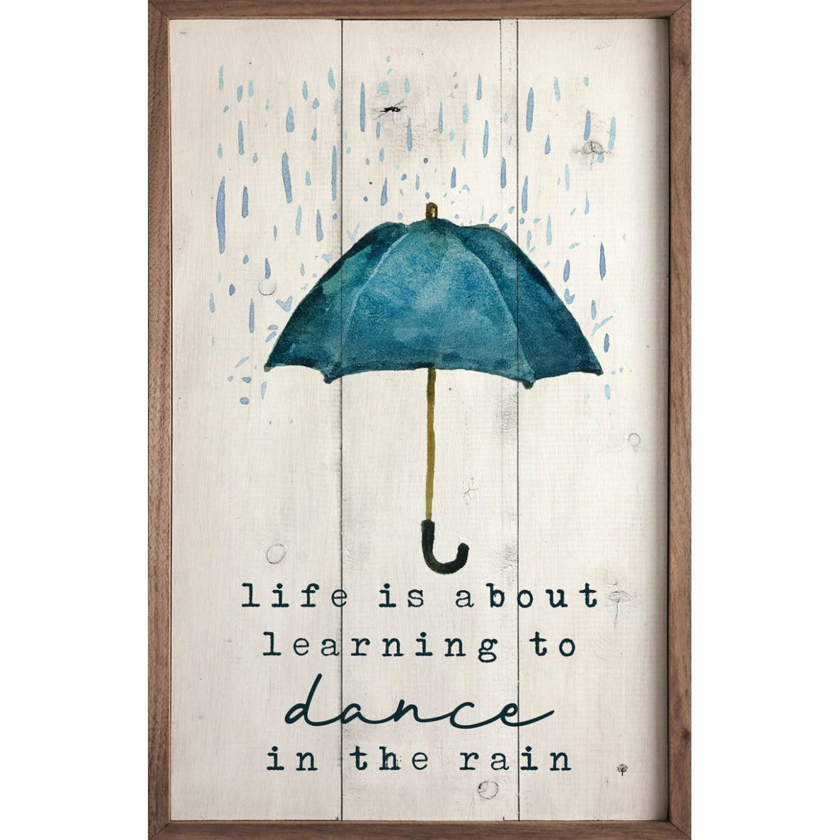 Dance In The Rain Wood Framed Print | A Cottage in the City, image size:1187x1187