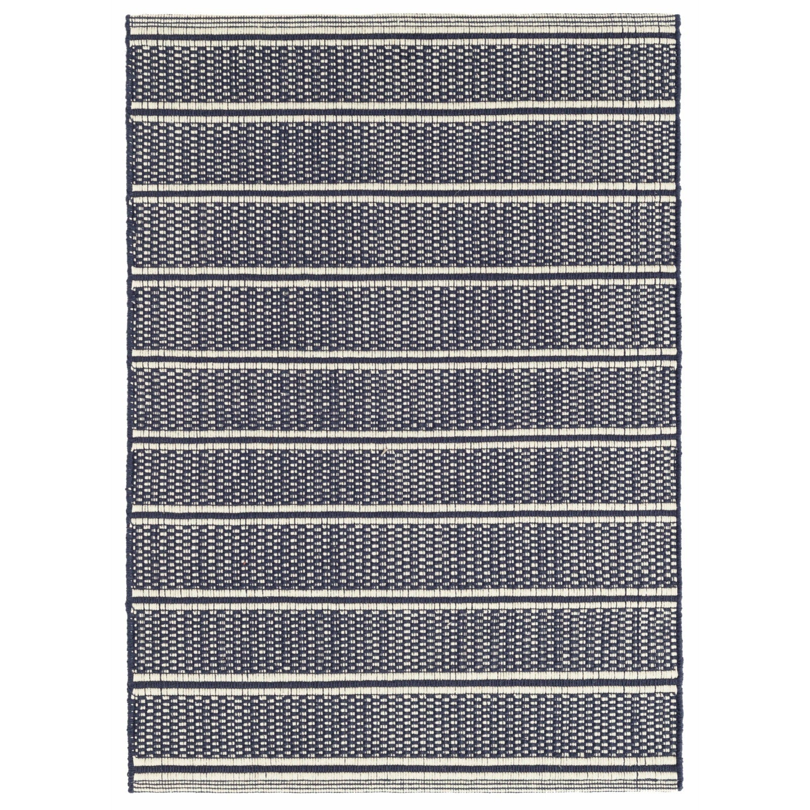 Dash & Albert Archer Navy Woven Cotton Rug