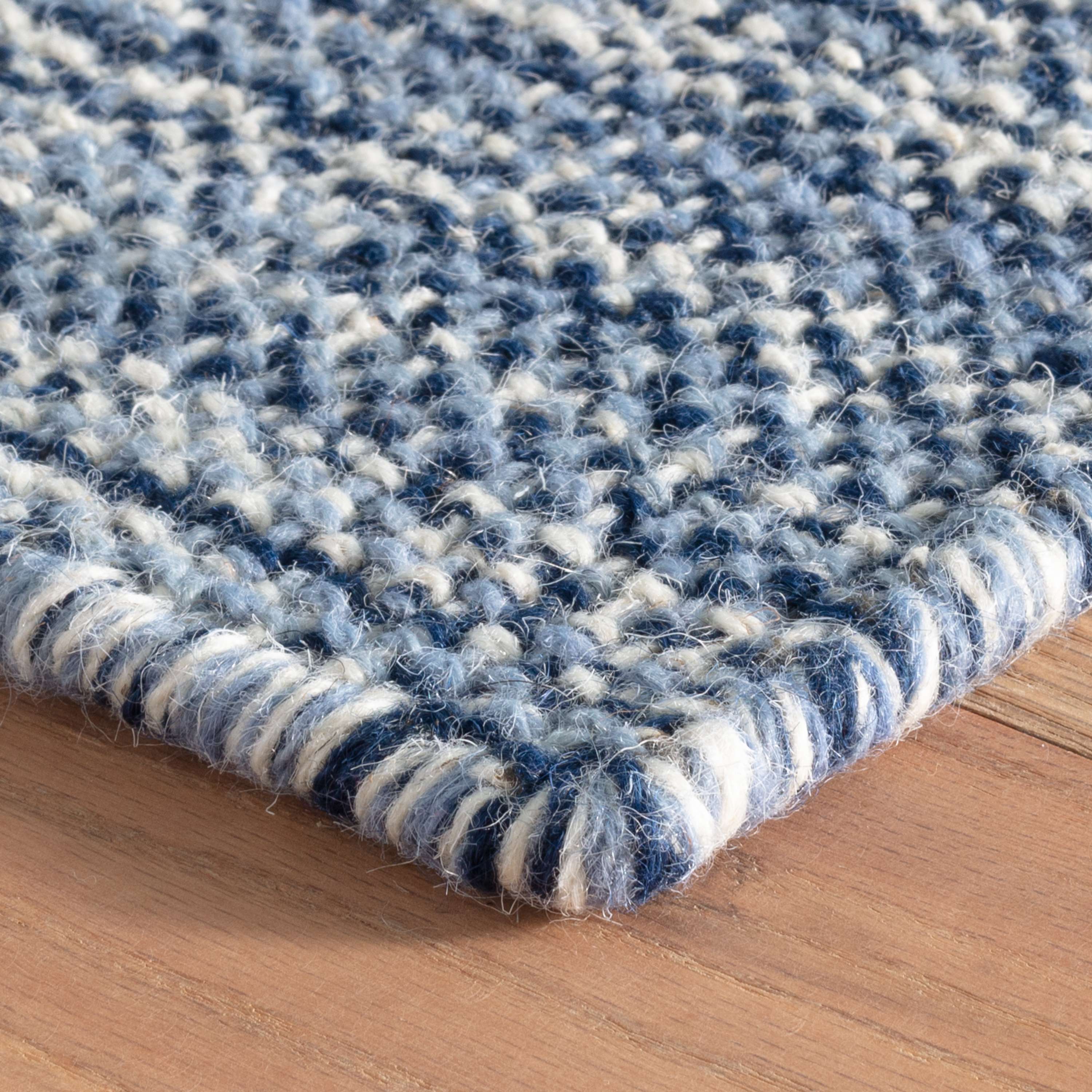 Dash & Albert Bella Navy Woven Wool Rug