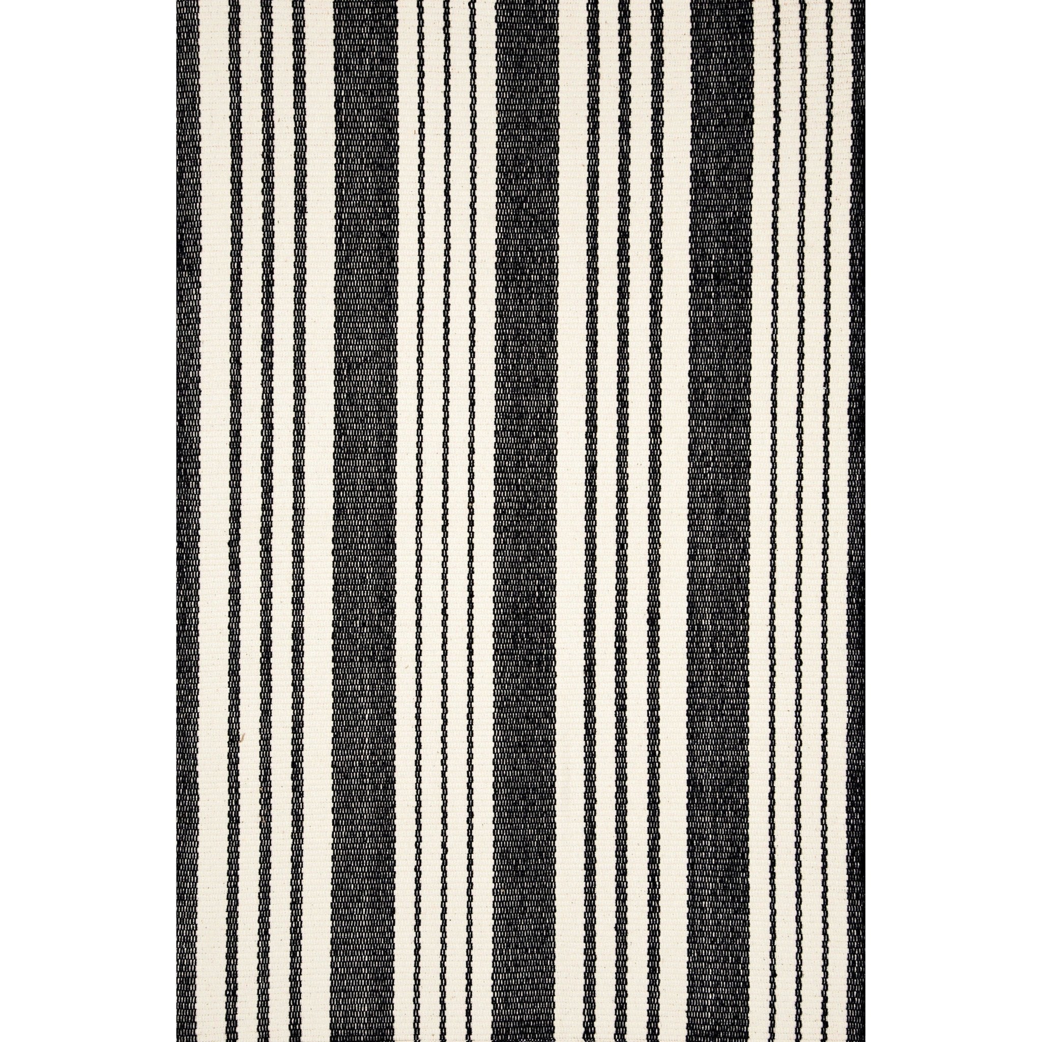 Dash & Albert Birmingham Black Indoor/Outdoor Rug