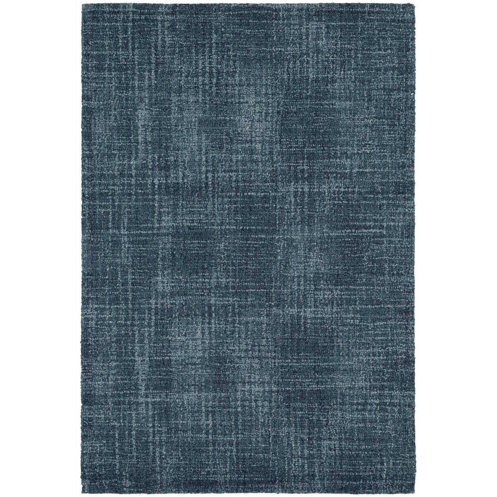 Dash & Albert Crosshatch Denim Micro Hooked Wool Rug