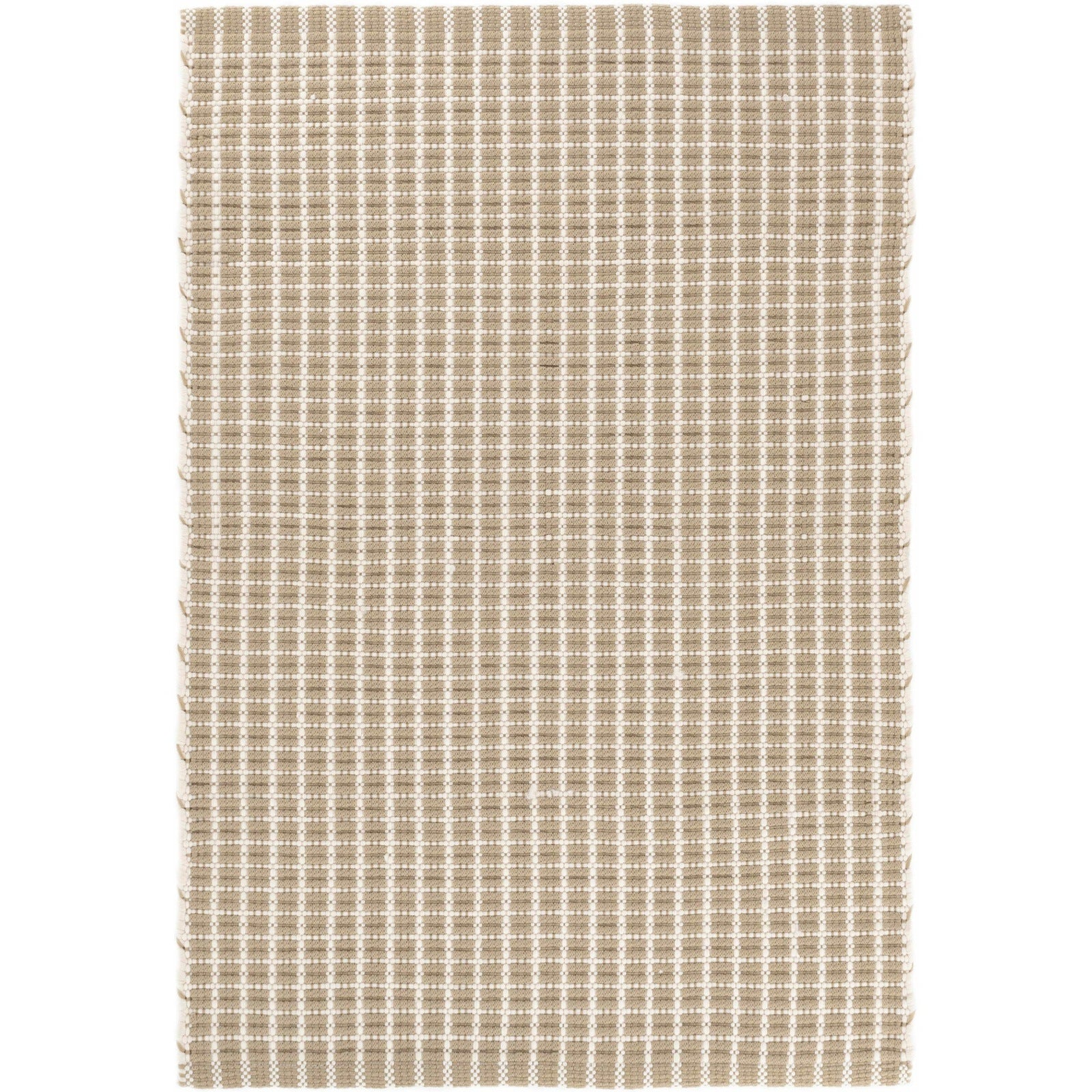 Dash & Albert Gridiron Wheat Indoor/Outdoor Rug