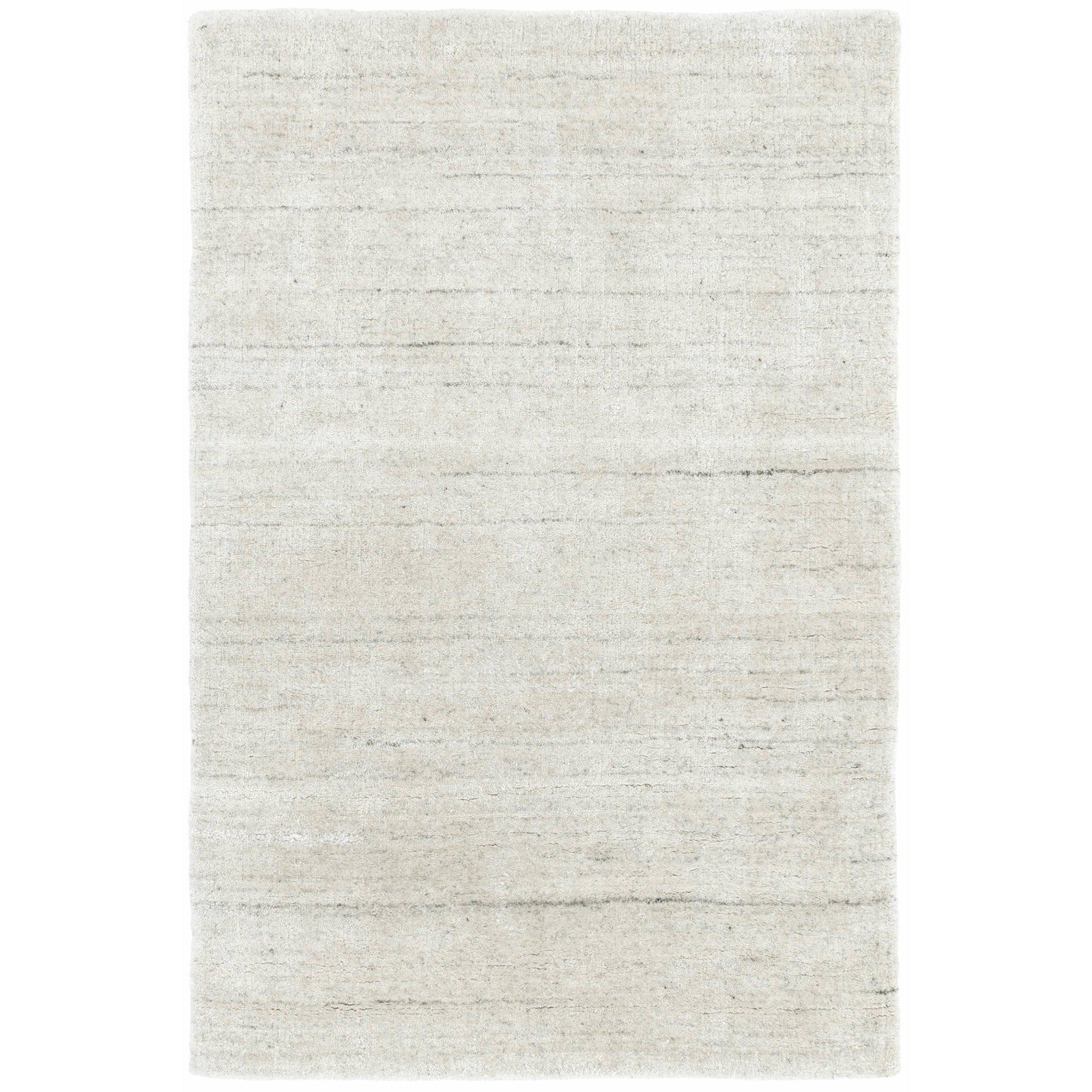 Dash & Albert Icelandia White Hand Knotted Viscose Rug