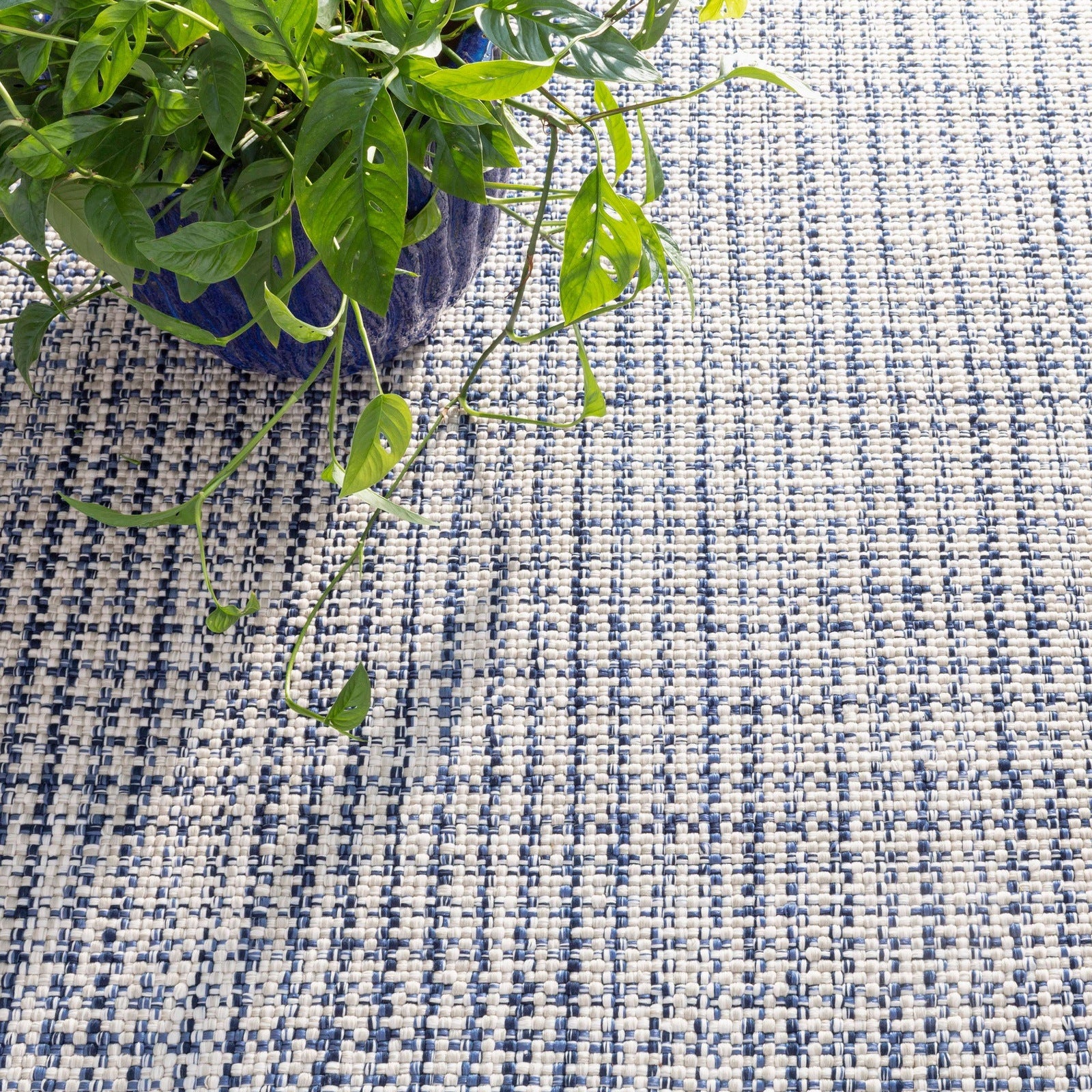 Dash & Albert Journey Blue Indoor/Outdoor Rug