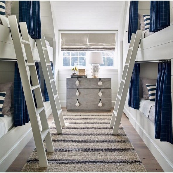 Dash & Albert Jute Ticking Indigo Woven Rug