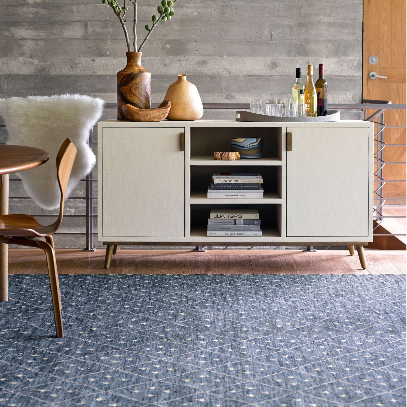 Dash & Albert Kota Indigo Woven Wool Rug