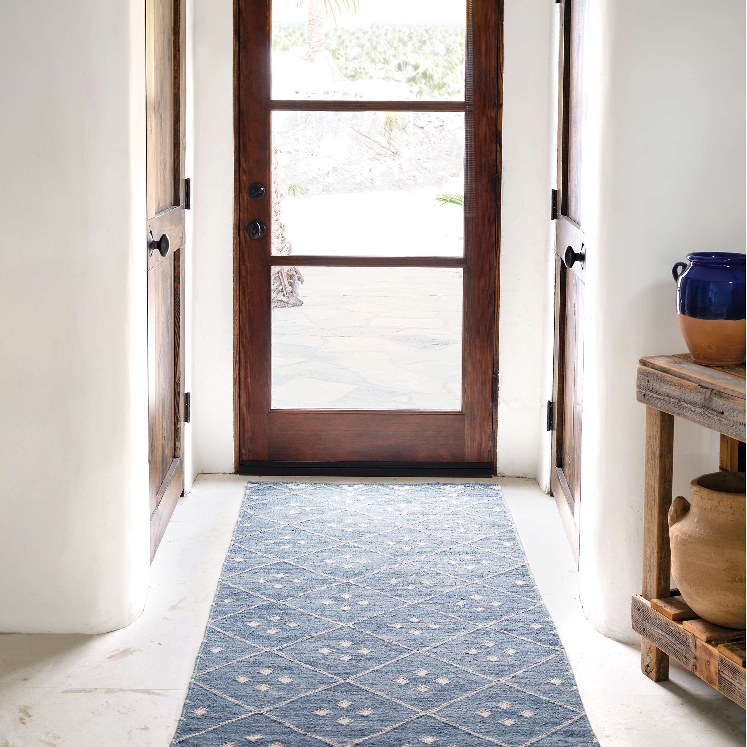 Dash & Albert Kota Indigo Woven Wool Rug