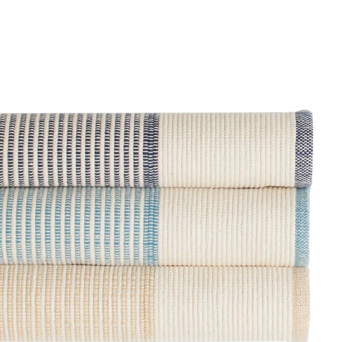 Dash & Albert La Mirada Navy Woven Cotton Rug