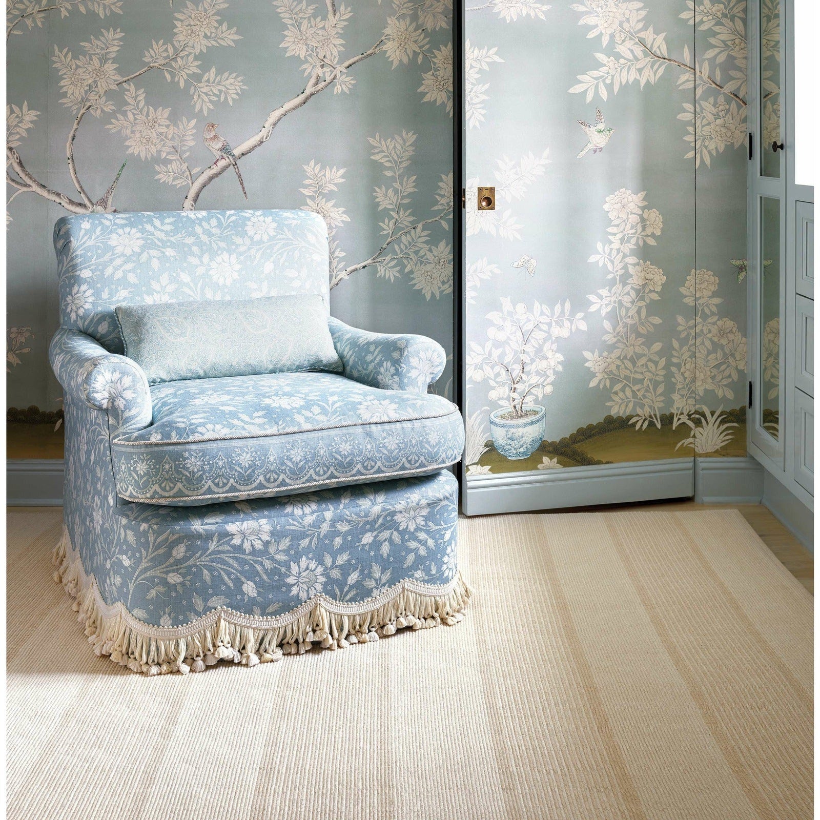 Dash & Albert La Mirada Wheat Woven Cotton Rug