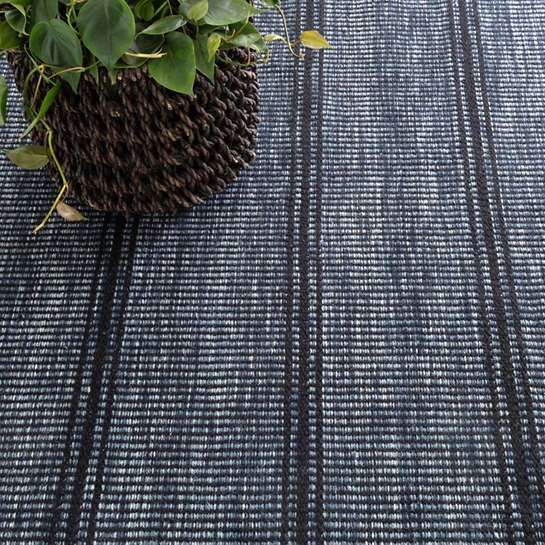Dash & Albert Malta Navy Woven Wool Rug