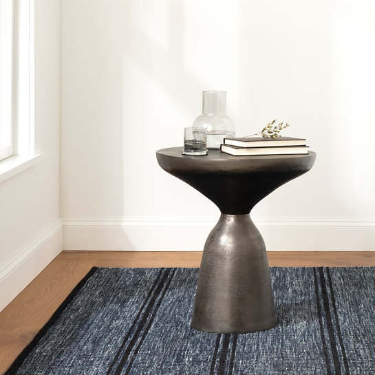 Dash & Albert Malta Navy Woven Wool Rug