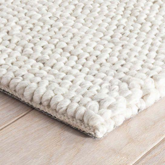 Dash & Albert Niels Ivory Woven Wool Rug