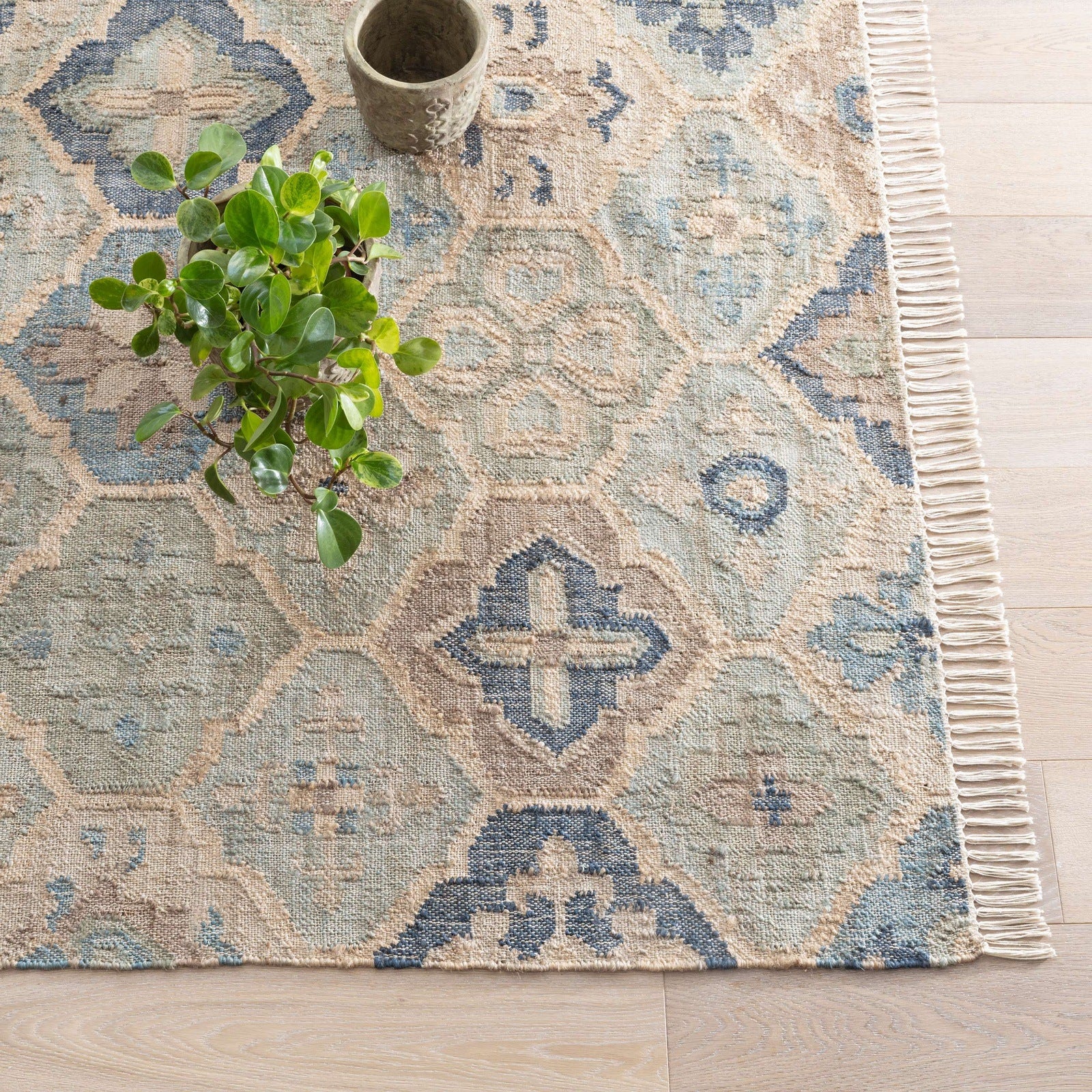 Dash & Albert Pali Blue Woven Jute Rug