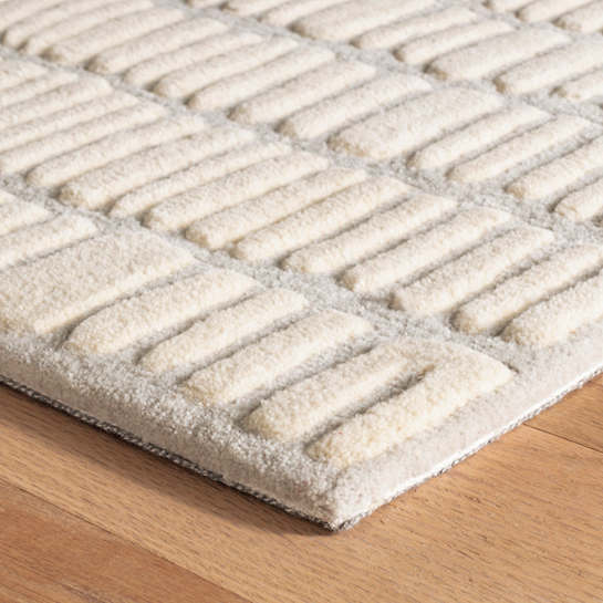 Dash & Albert Roark Ivory Tufted Wool Rug