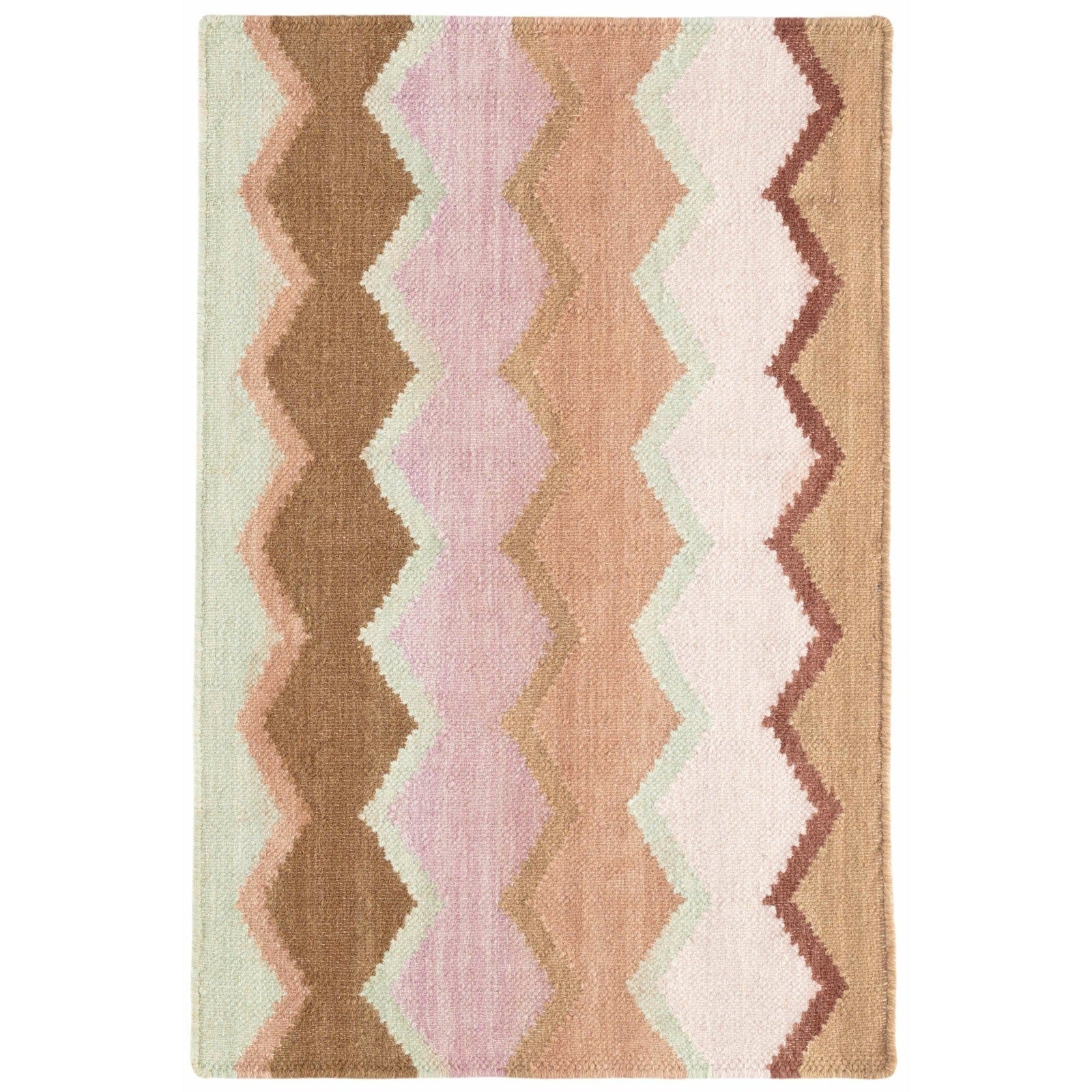 Dash & Albert Safety Net Earth Woven Wool Rug