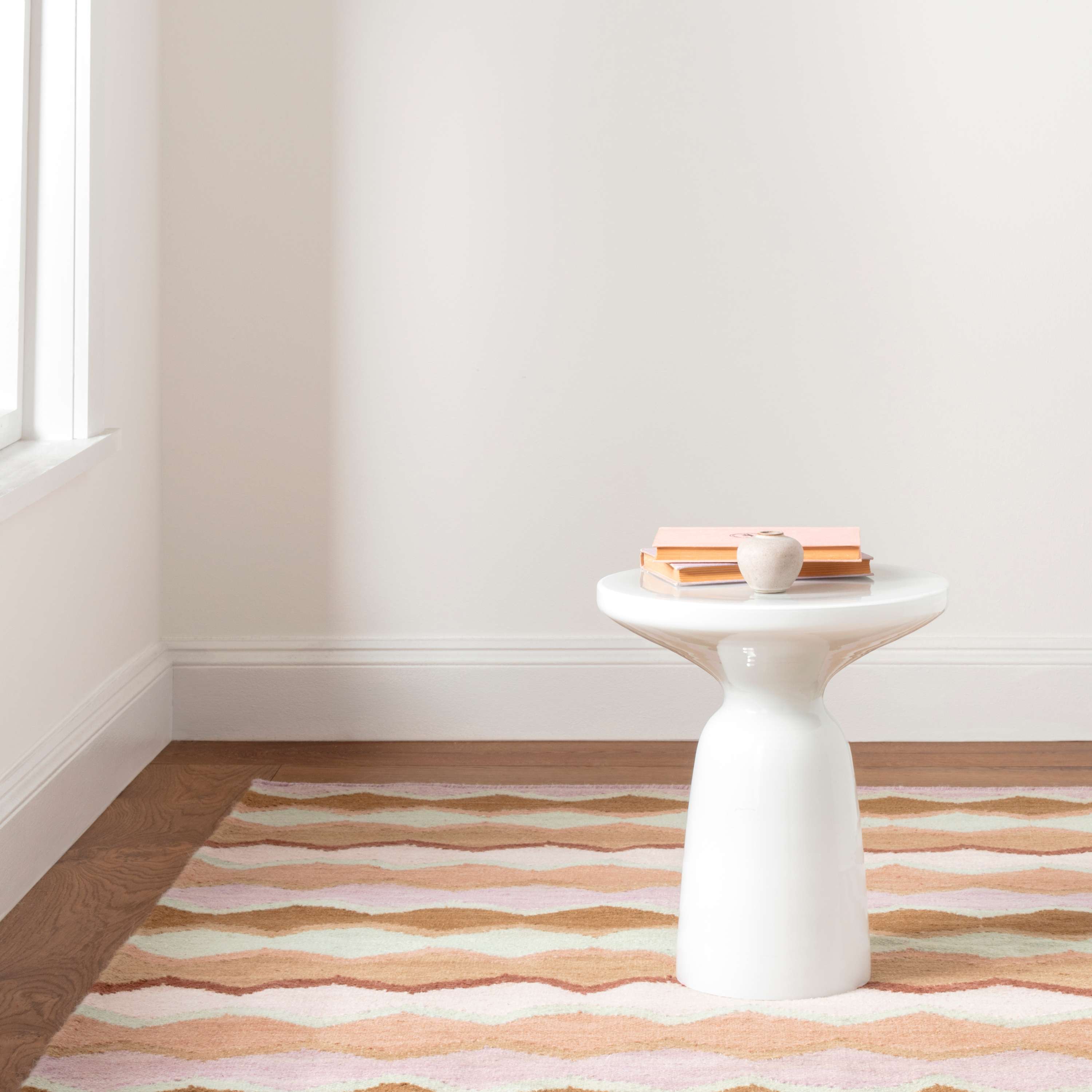 Dash & Albert Safety Net Earth Woven Wool Rug