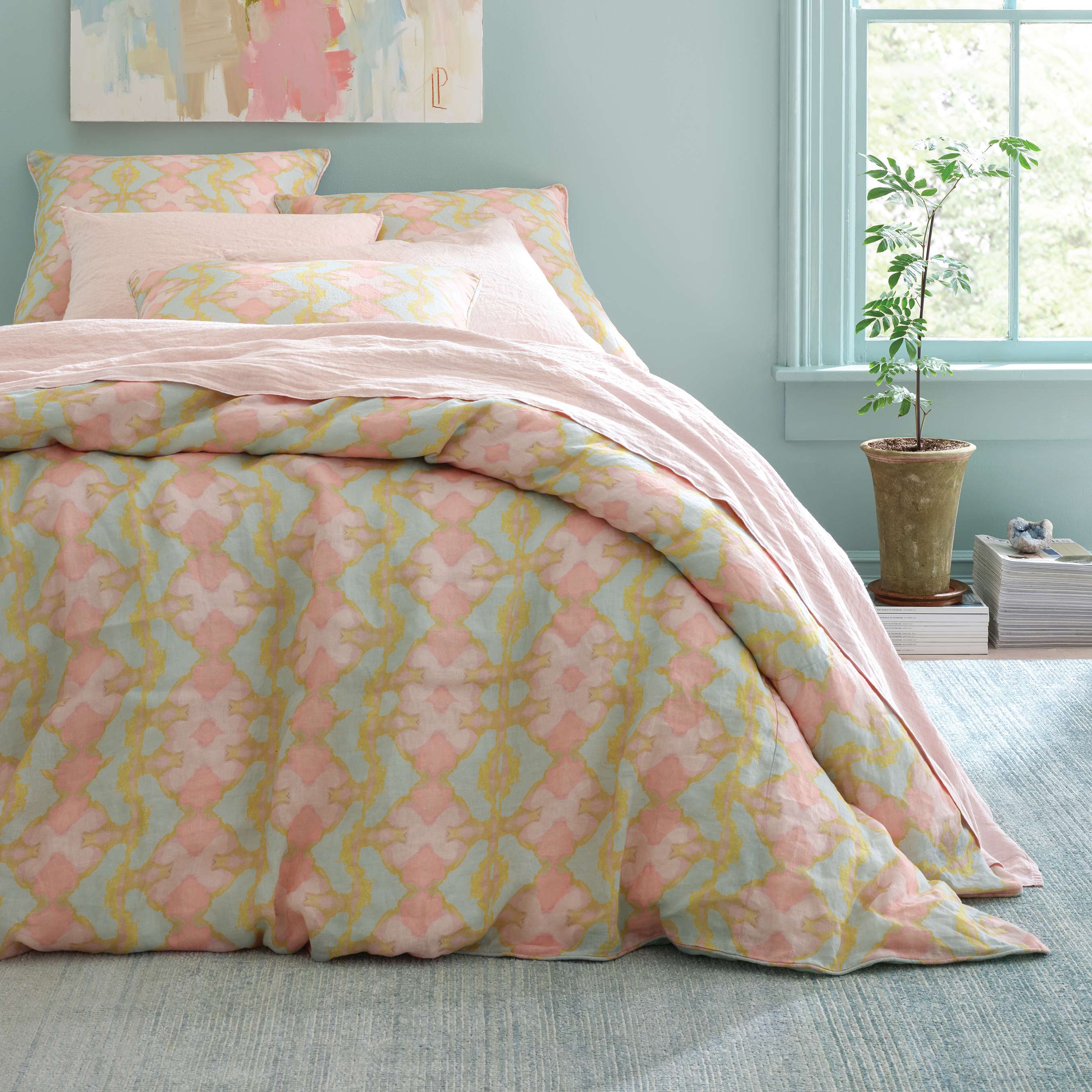 Dash & Albert Sky Moon Woven Cotton/Viscose Rug