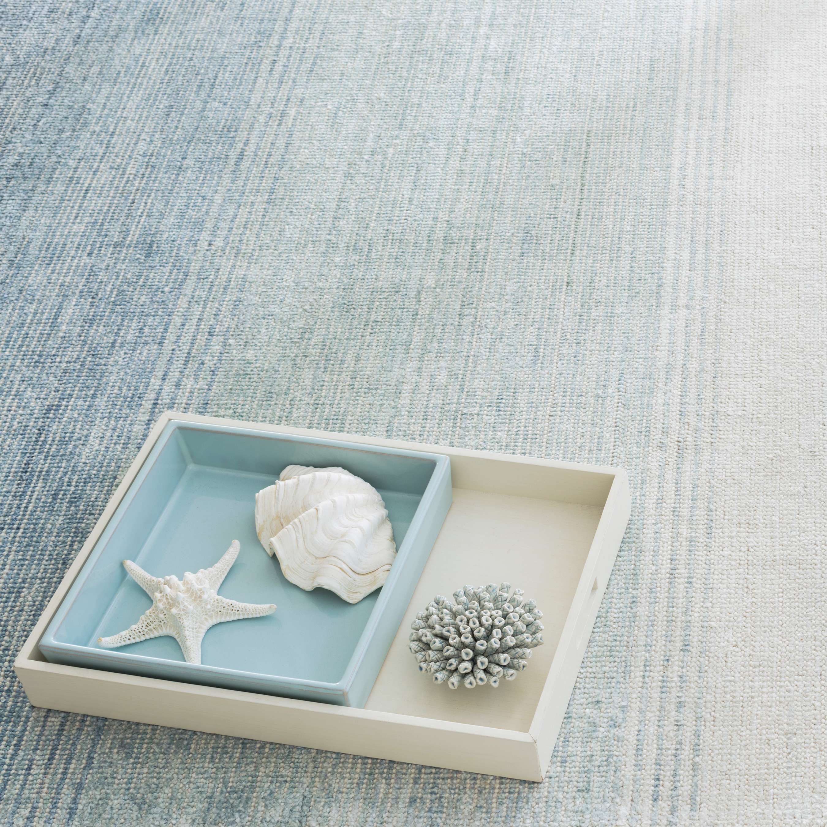 Dash & Albert Sky Moon Woven Cotton/Viscose Rug