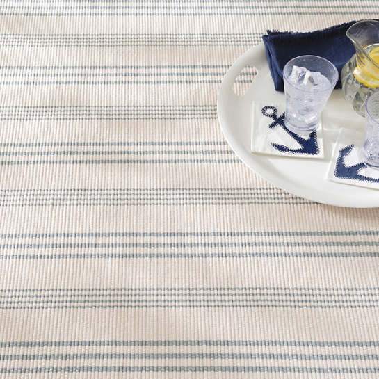 Dash & Albert Swedish Stripe Woven Cotton Rug