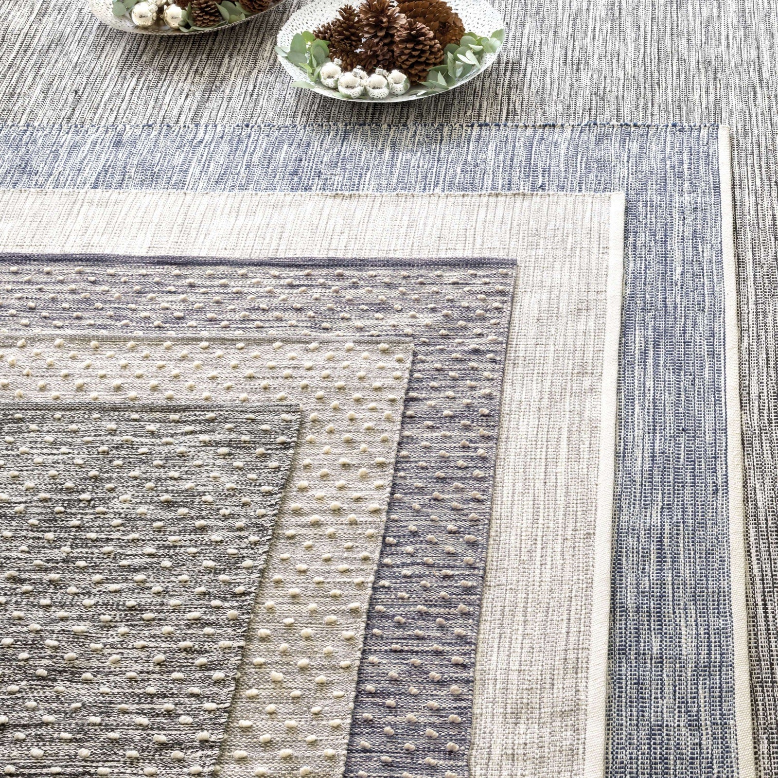 Dash & Albert Tideline Grey Indoor/Outdoor Rug