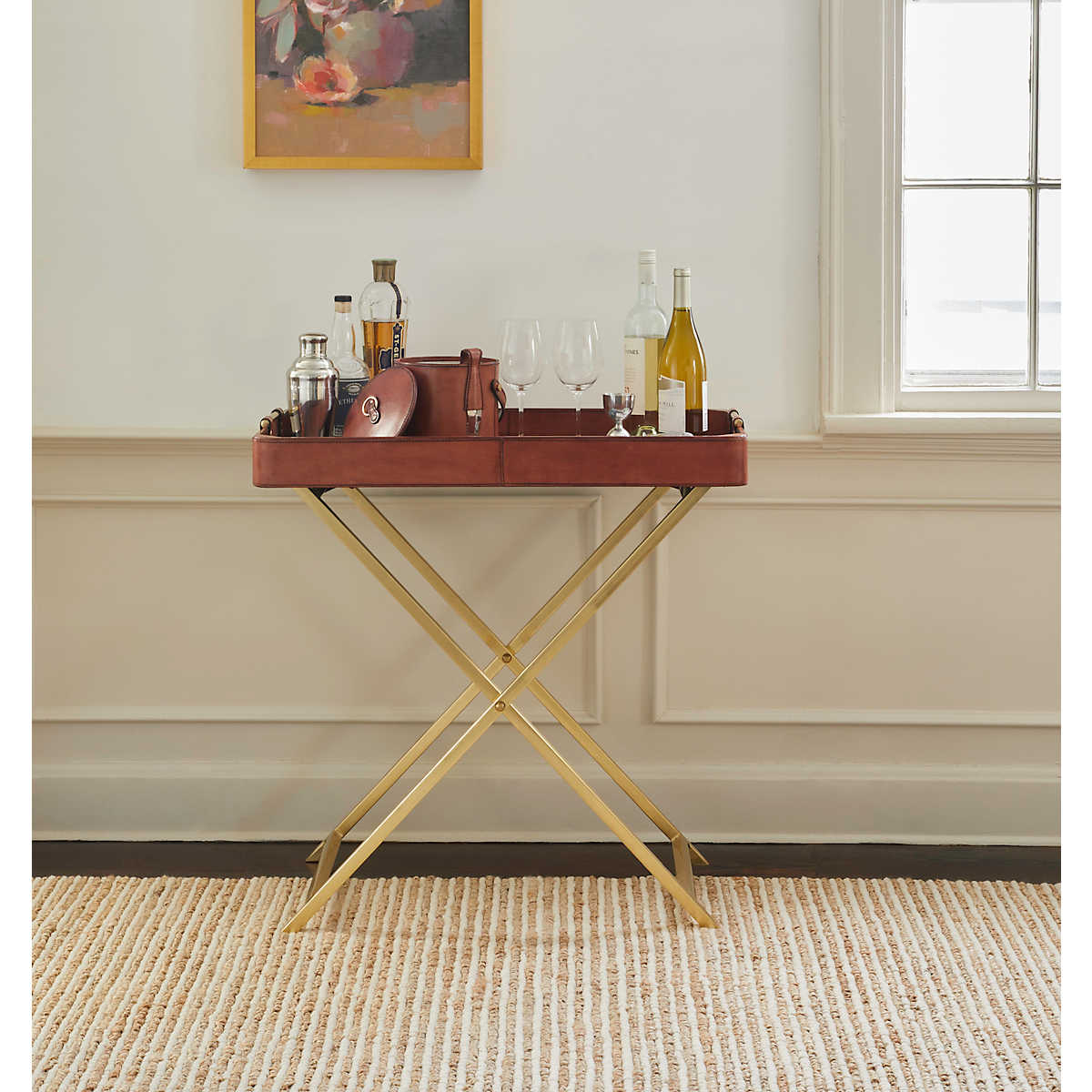 Dash & Albert Twiggy Natural Woven Wool/Jute Rug