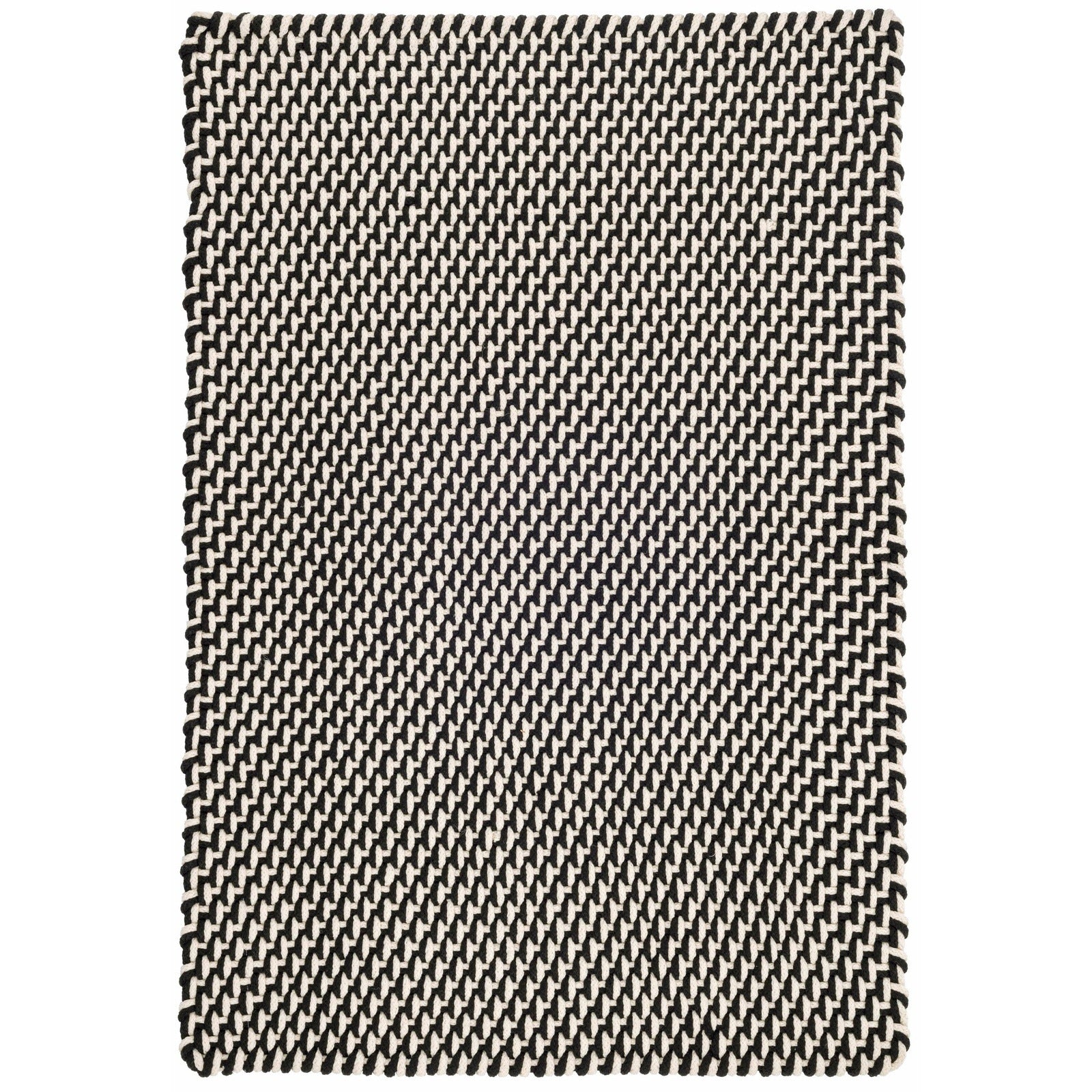 Dash & Albert Two-Tone Rope Black/Ivory Indoor/Outdoor Rug