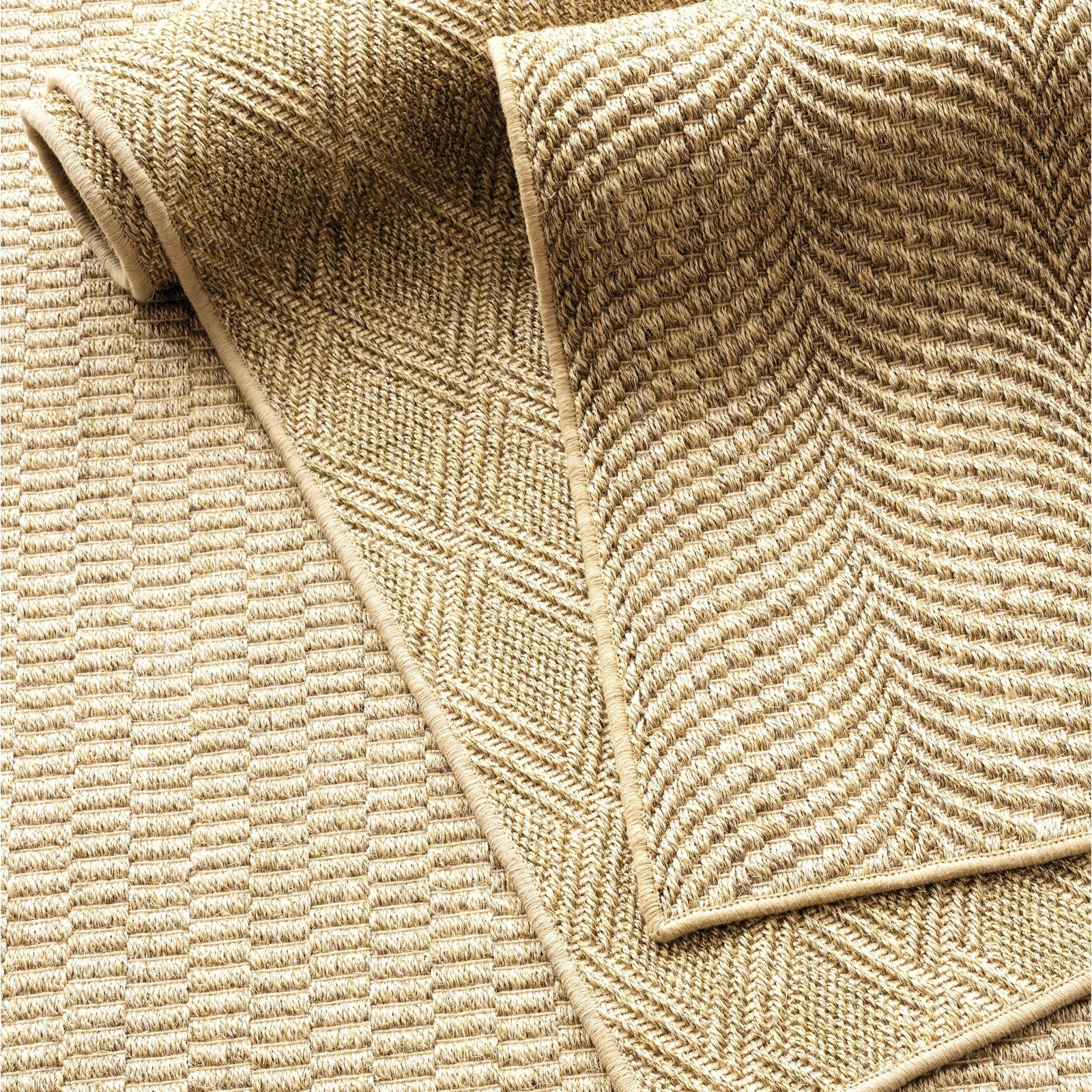 Dash & Albert Wave Natural Woven Sisal Rug