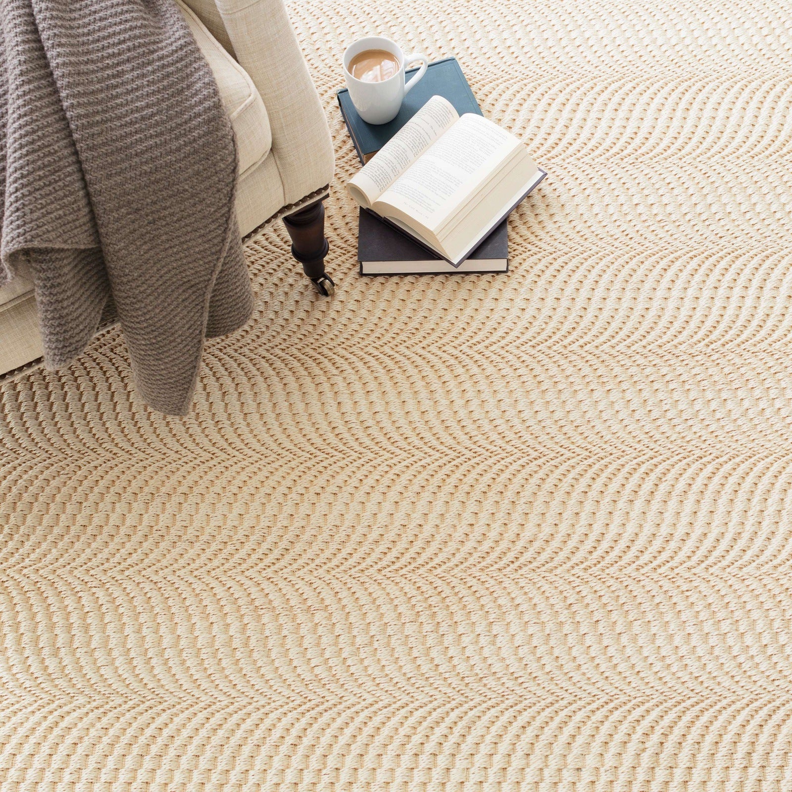 Dash & Albert Wave Sand Woven Sisal Rug