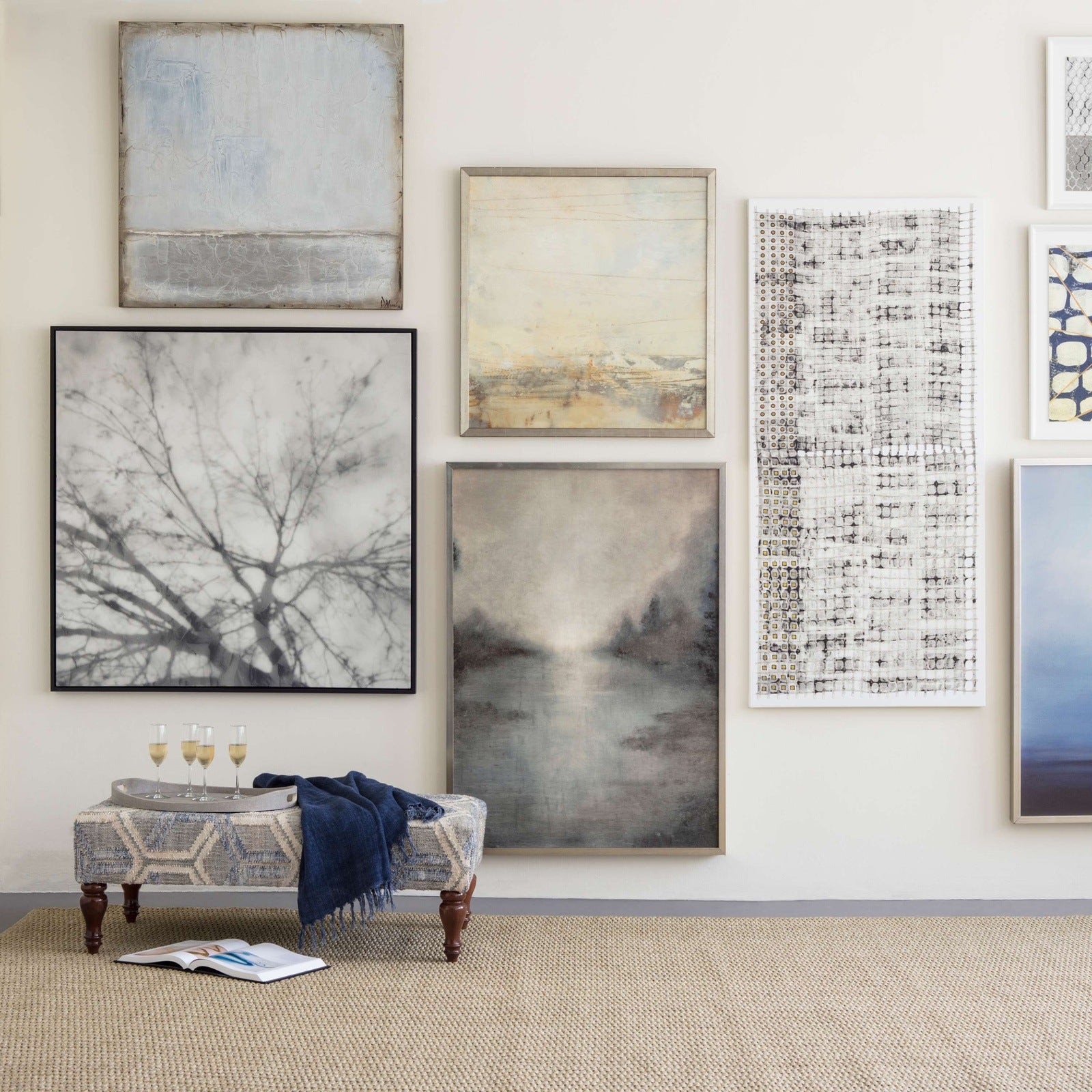 Dash & Albert Wave Sand Woven Sisal Rug