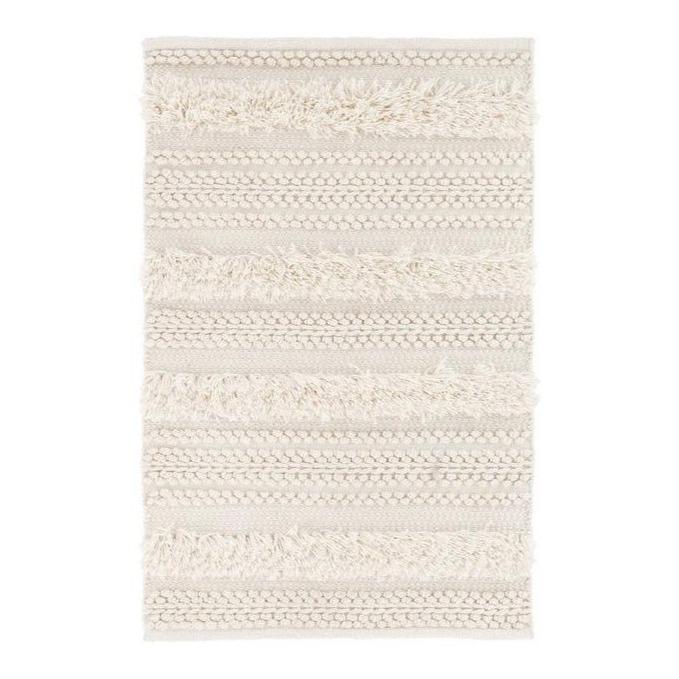 Dash & Albert Zhara Stripe Ivory Indoor/Outdoor Rug