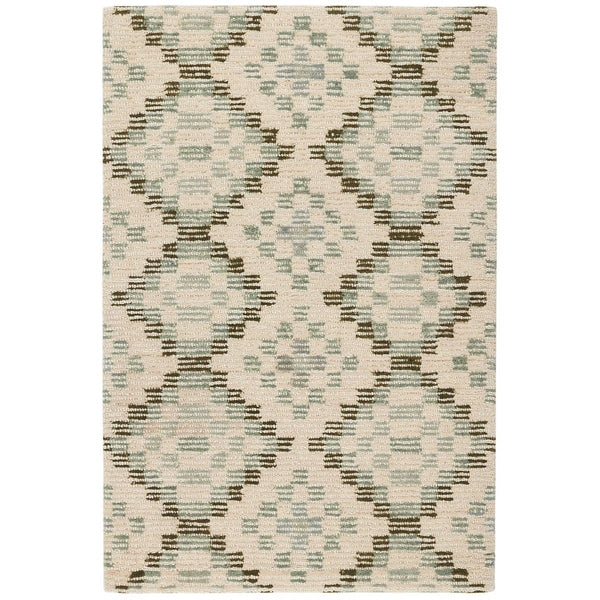 Diamond Cove Green Hand Tufted Rug