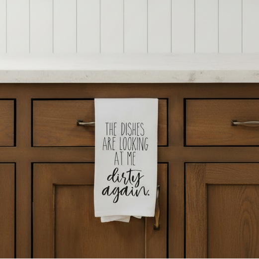 Dirty Dishes Dishtowel
