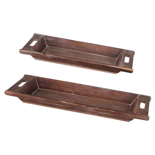 Dough Bowl Wood Tray